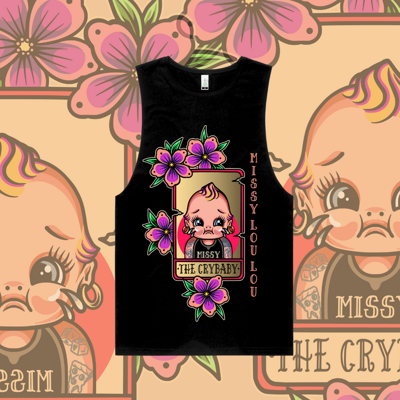 CRY BABY - Unisex Surfer Tank