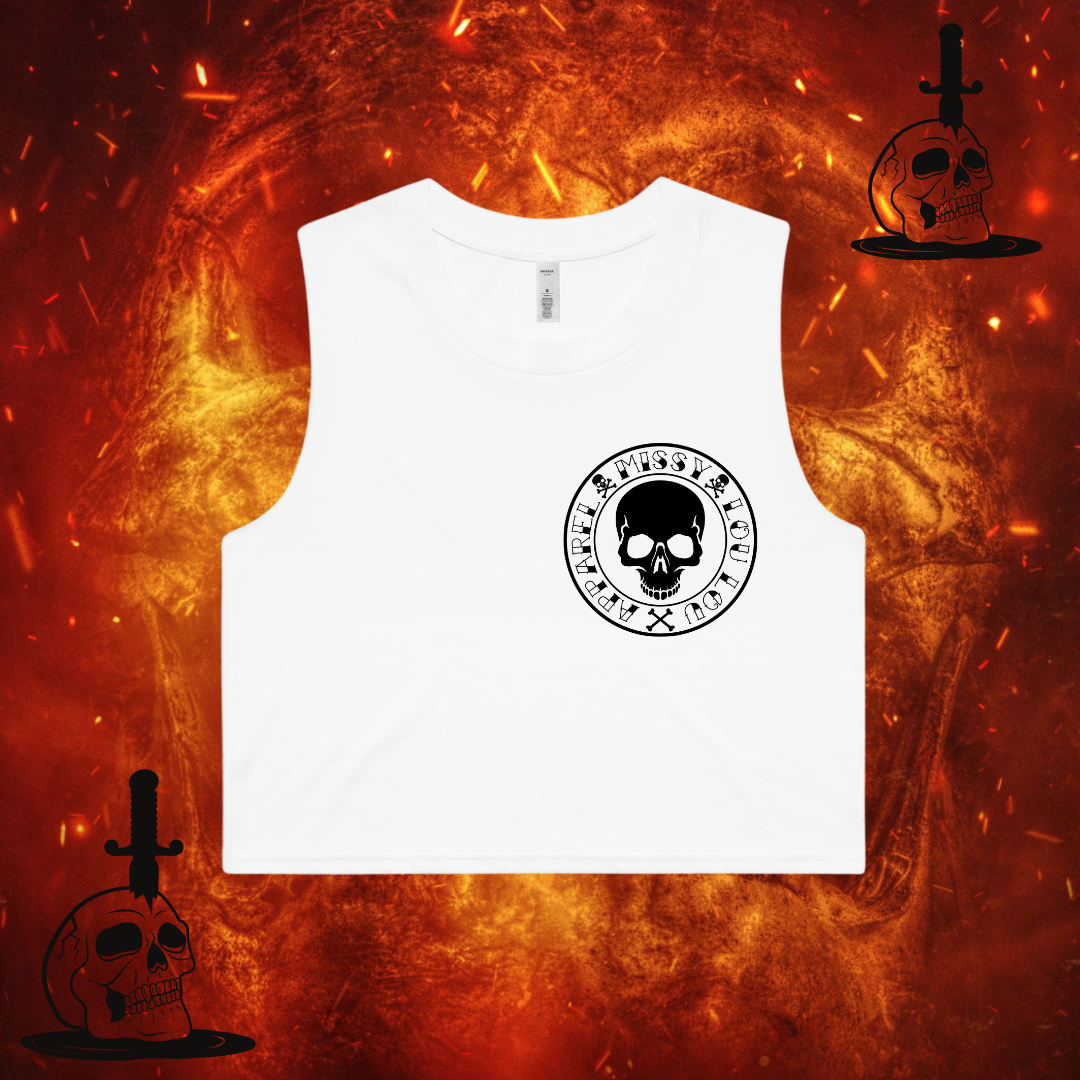 SKULL & BONES - Crop tank