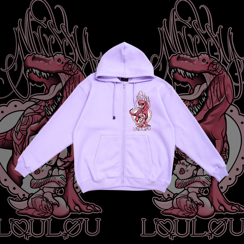 Sexy Rexy - Lavender Zip Hood