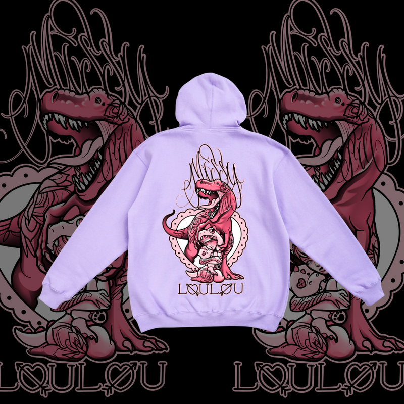 Sexy Rexy - Lavender Zip Hood