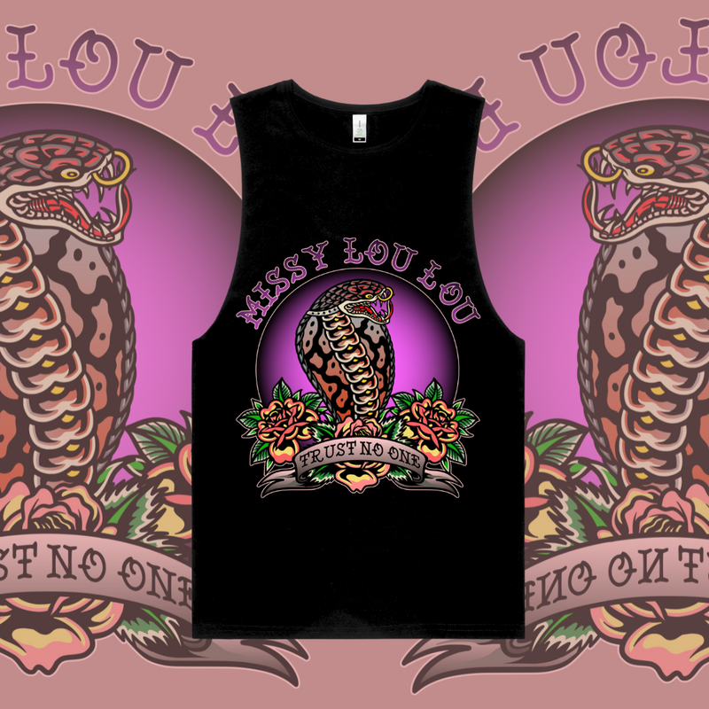 Trust No One - Unisex Surfer Tank