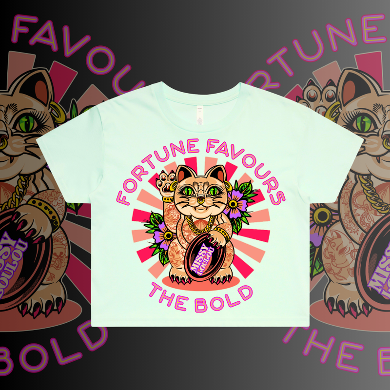 MISS KITTY - Crop Tees, Front design