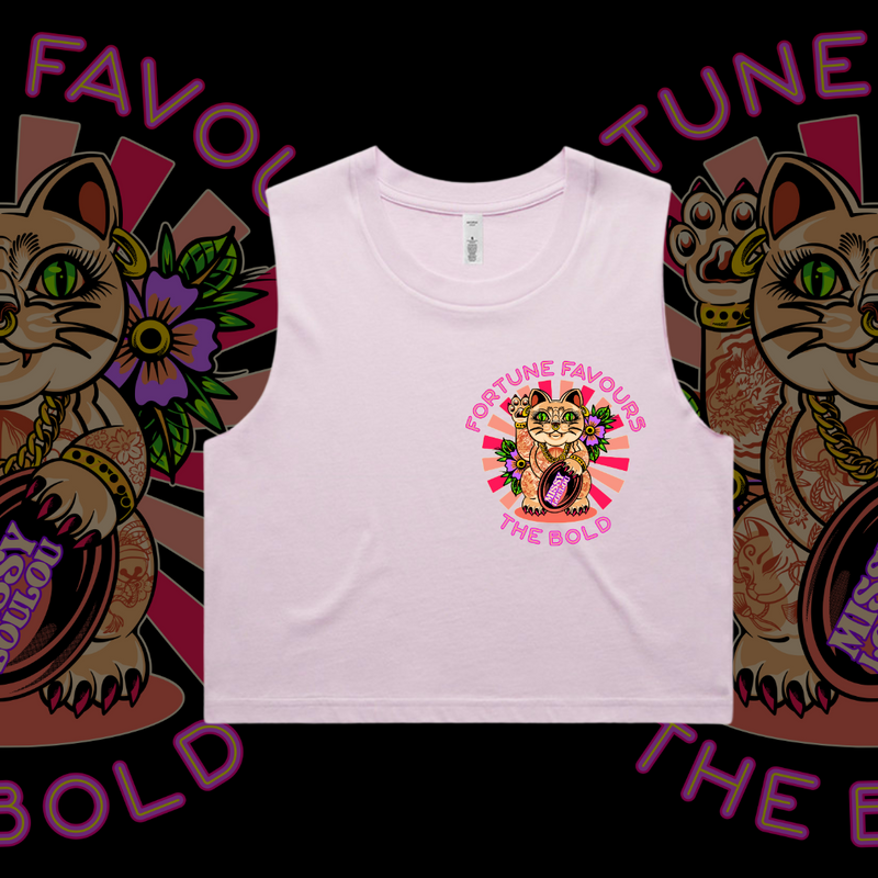 MISS KITTY - Crop tank, Pocket design
