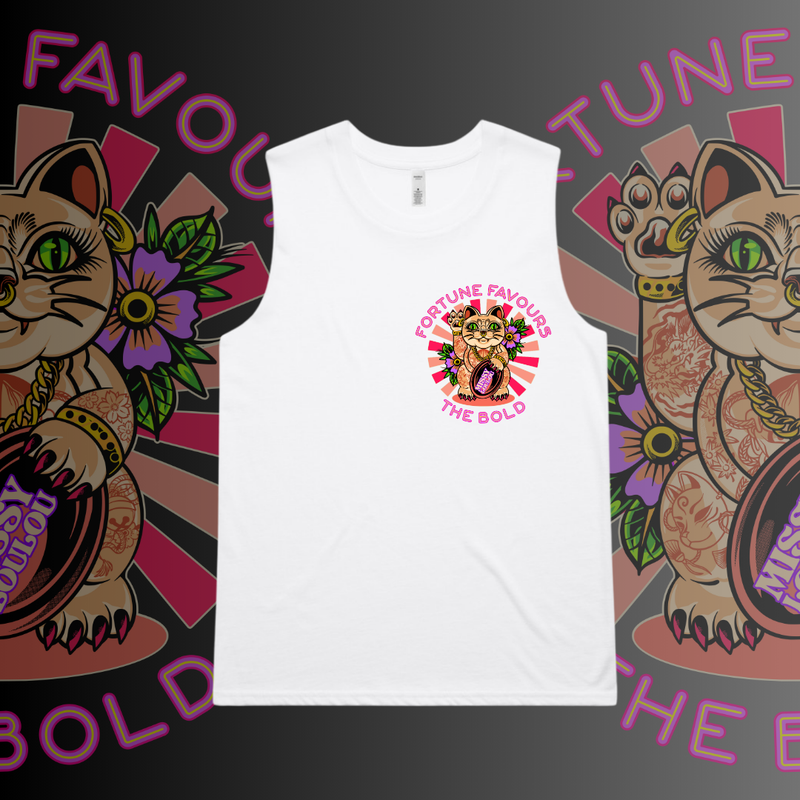 MISS KITTY - Tomboy tank, Pocket design