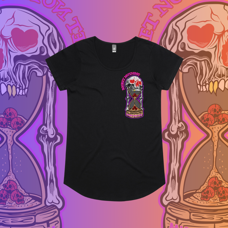 REGRET NOTHING - Drop neck tee