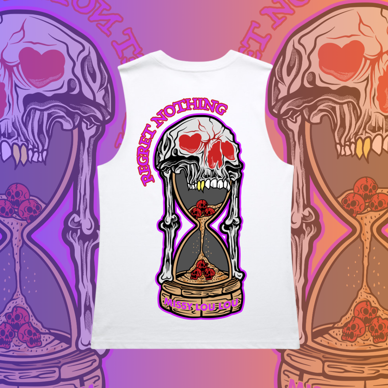REGRET NOTHING - Tomboy tank, Pocket design