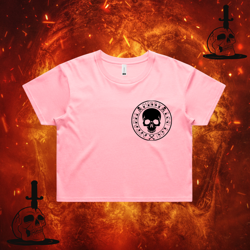 SKULL & BONES - Crop Tee