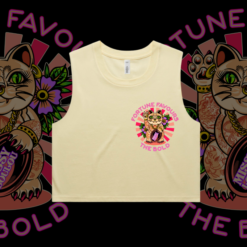 MISS KITTY - Crop tank, Pocket design