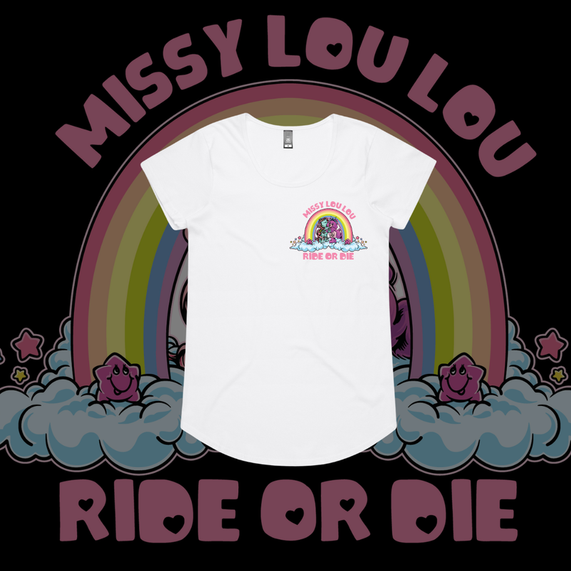 Ride or Die - Drop neck tee