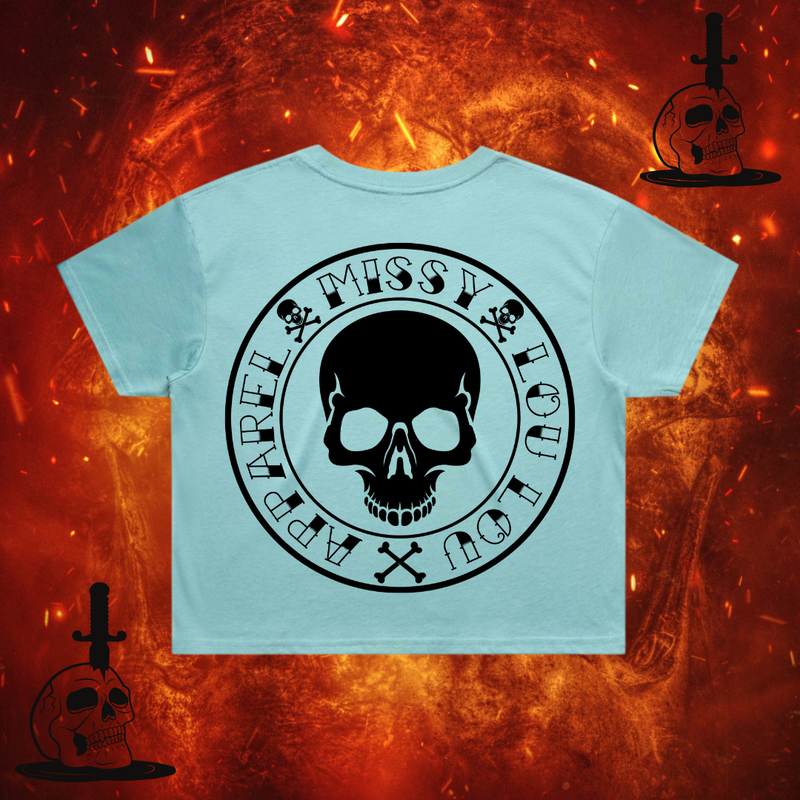 SKULL & BONES - Crop Tee