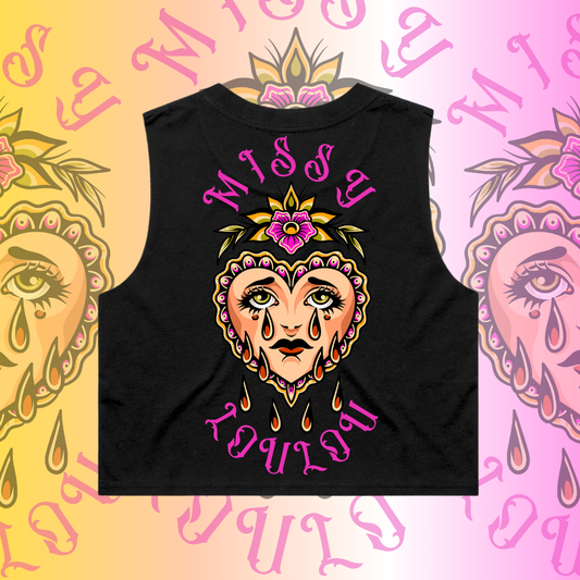 Crying Hearts - Crop tank