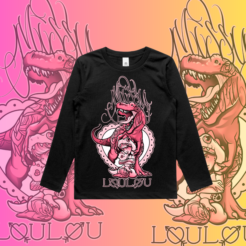 Sexy Rexy - Kids Long sleeve Tee