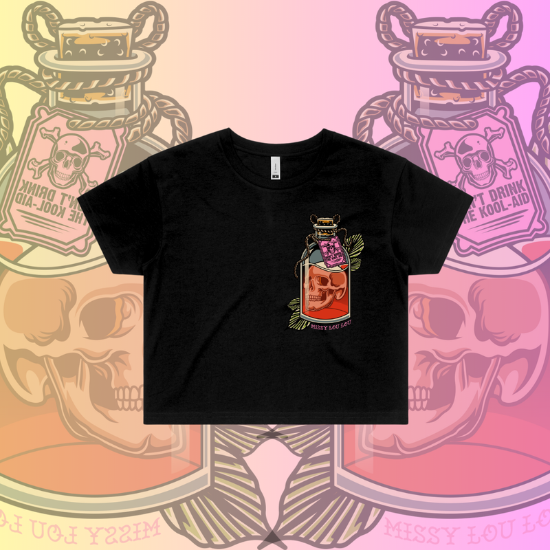 BAD DECISIONS - Crop Tee's