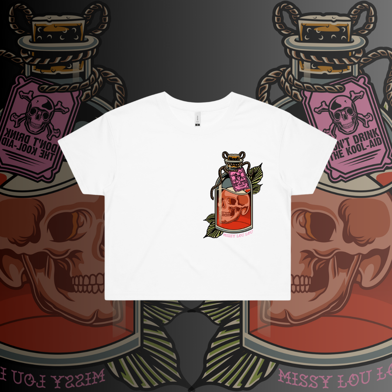 BAD DECISIONS - Crop Tee's
