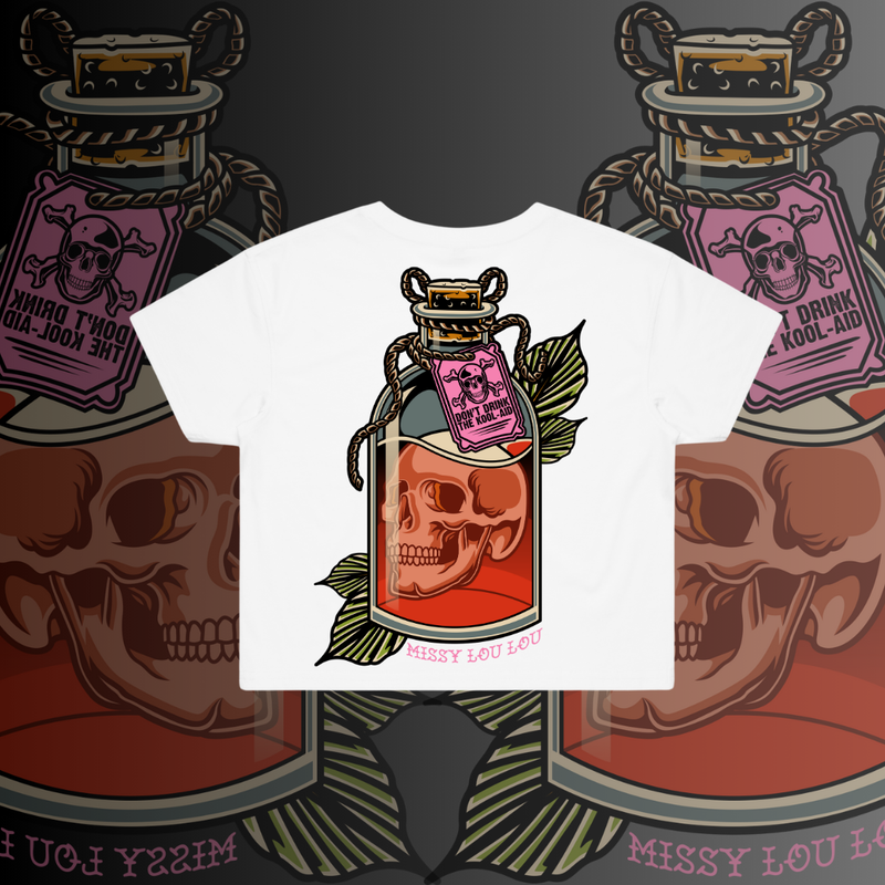 BAD DECISIONS - Crop Tee's