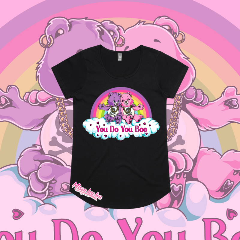 You Do You Boo - Drop Neck Tee, Front Design