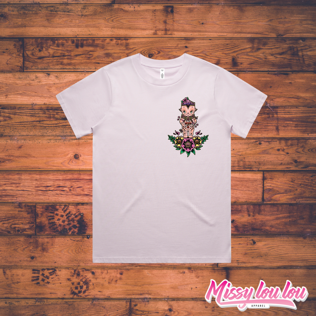 Baby Redknuckles - Long Women's Tee -Orchid