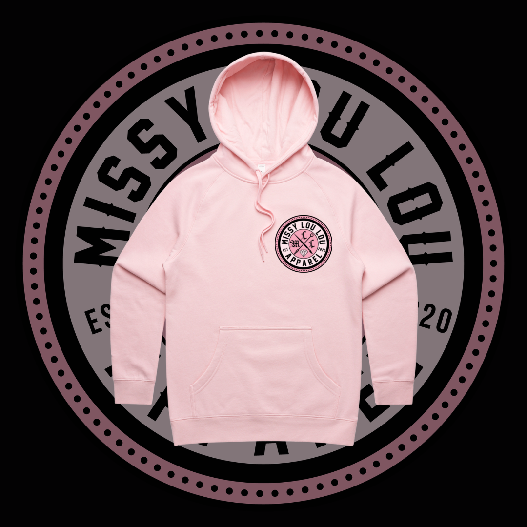 Missy Logo  - Premium hood, Pink Logo