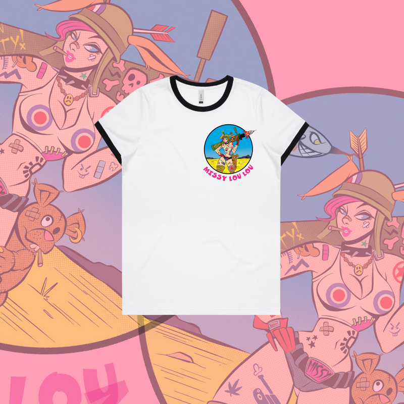 Rudy Rocket - Ringer Tee