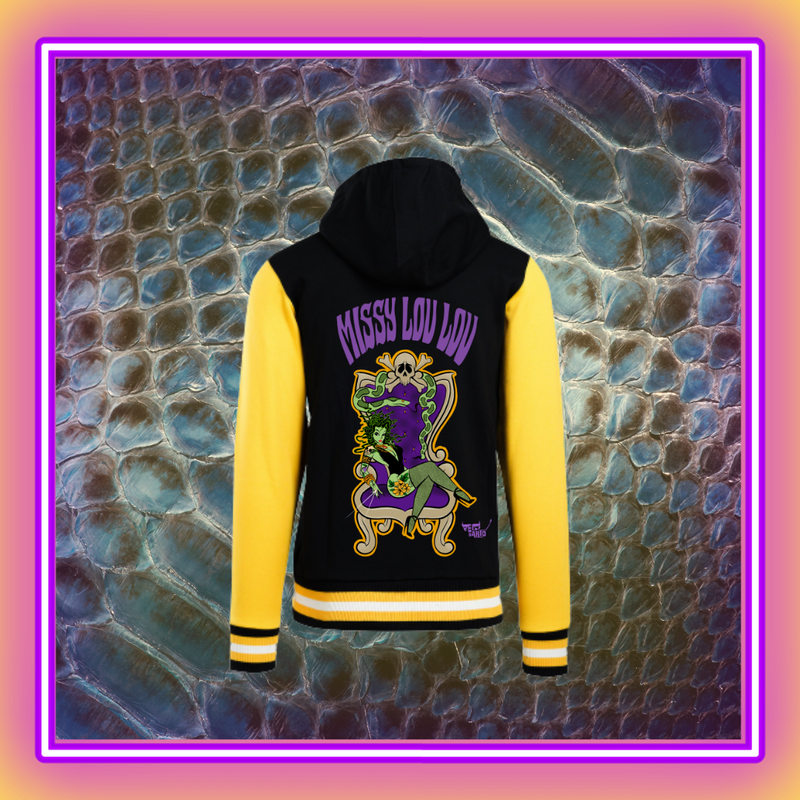 Madam Medusa - Varsity Jacket with Hood