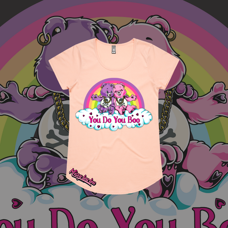 You Do You Boo - Drop Neck Tee, Front Design