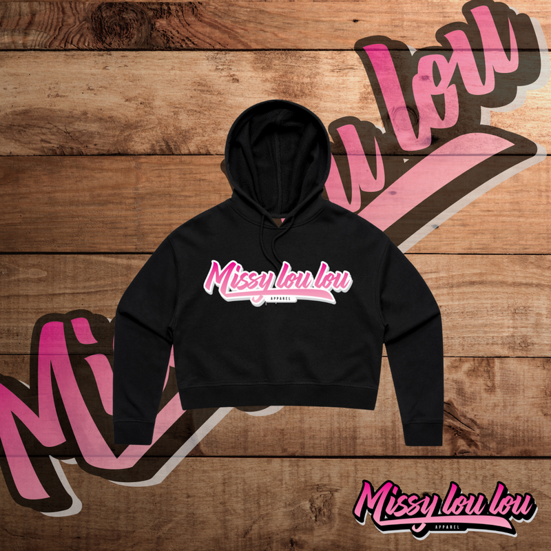 Logo Collection - Crop Hoods, Black, Grey, Pink
