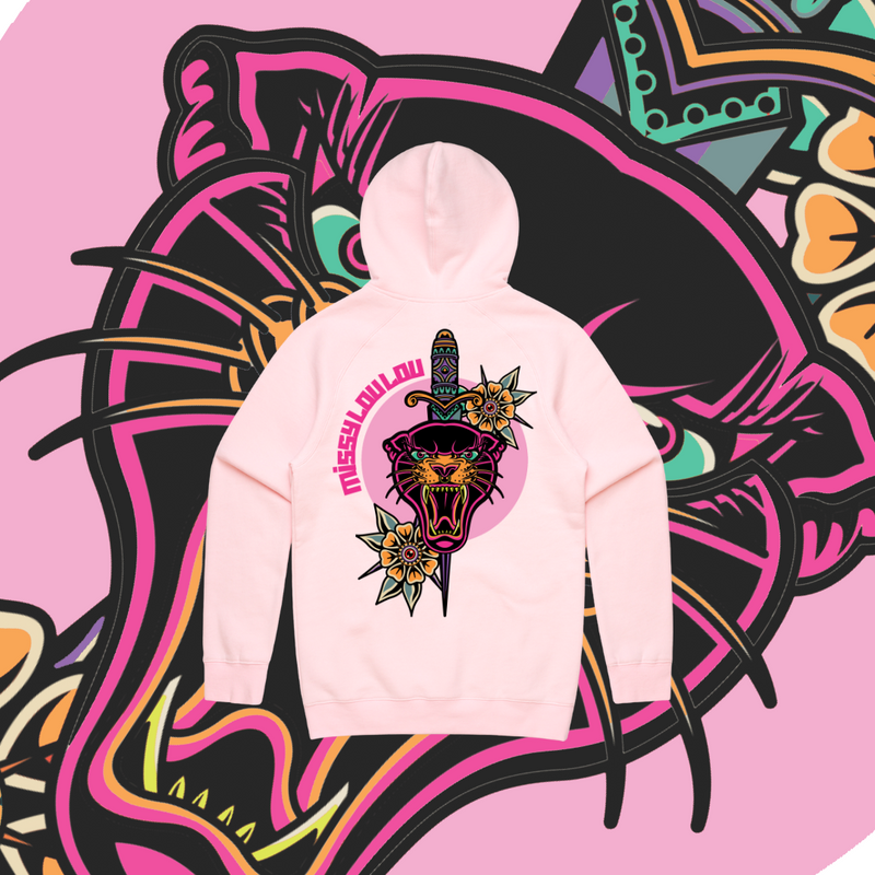 COPY CAT - Unisex, Heavy weight hood,Pink