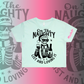 NAUGHTY LIST   - Crop Tee's 