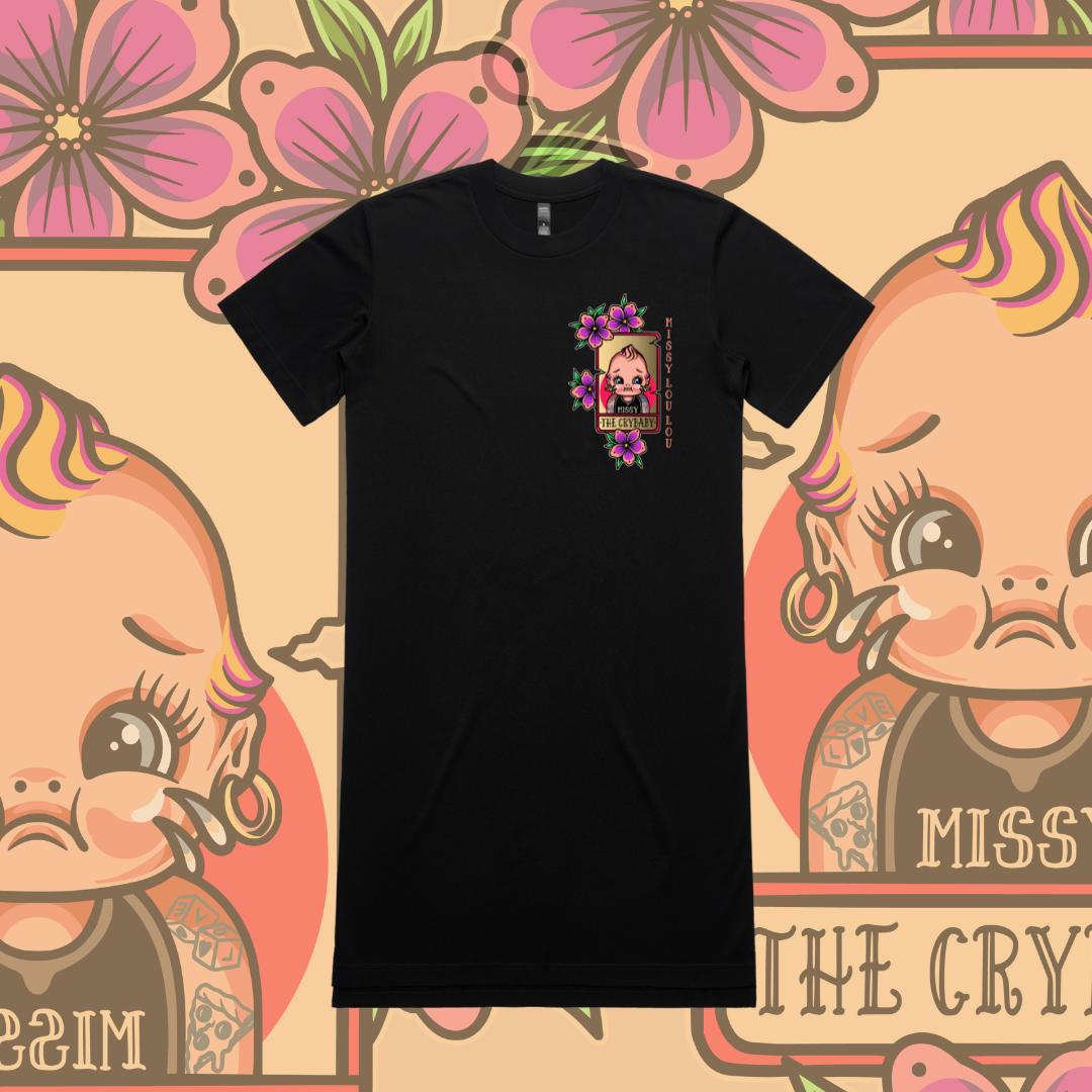 Cry Baby - Oversized T'dress