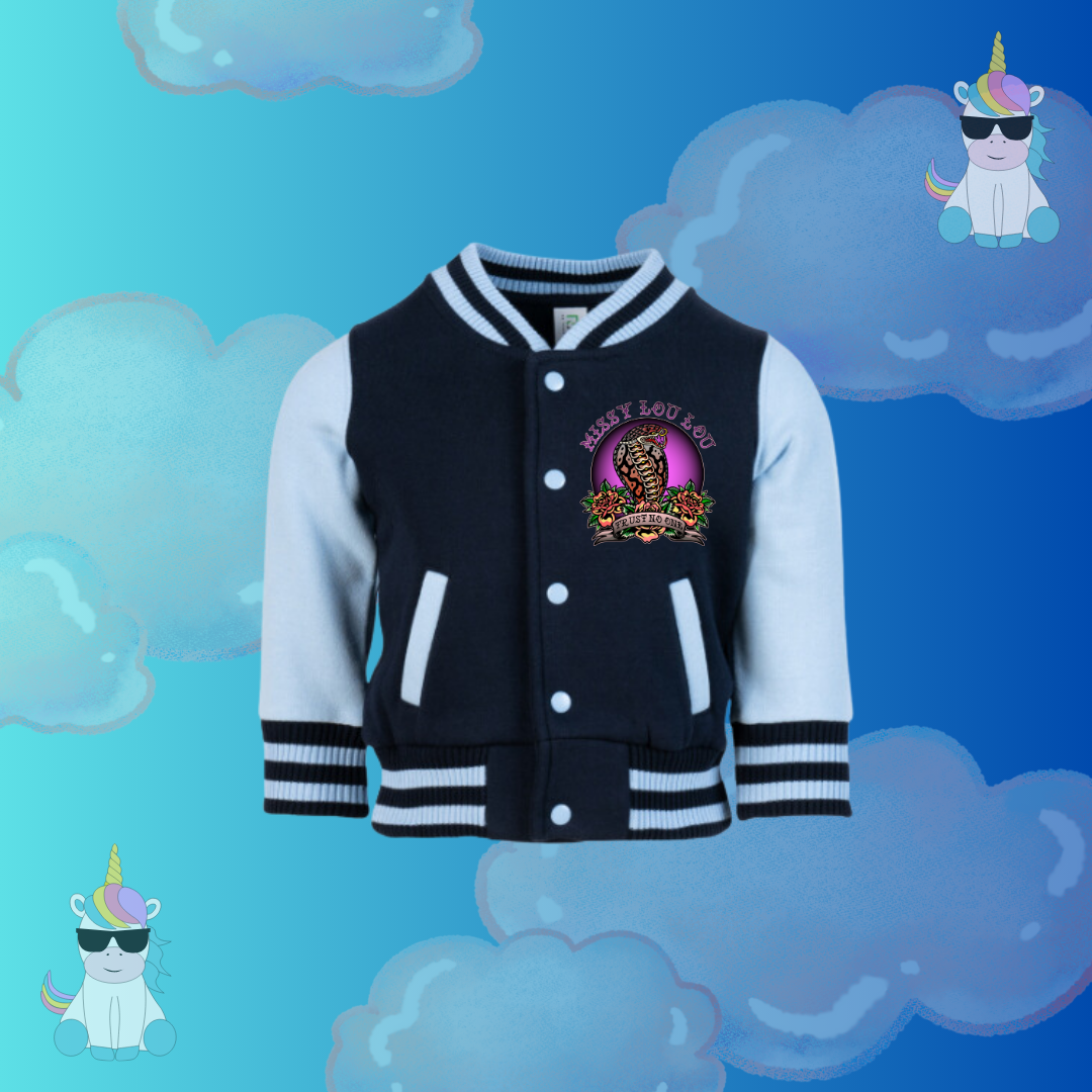 Trust No One - Kids Varsity Jacket