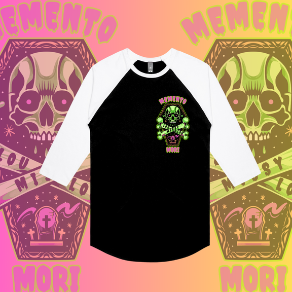 MEMENTO MORI - Baseball tee, Pocket design