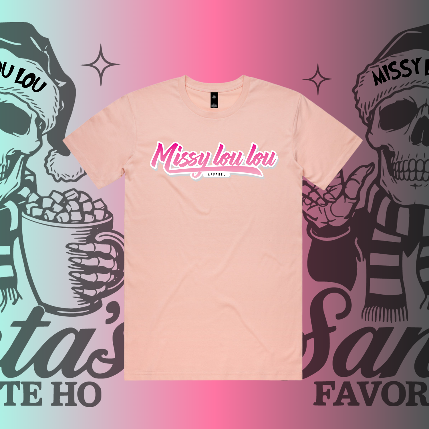 SANTAS FAVOURITE HO -  Unisex Tee, Pocket design
