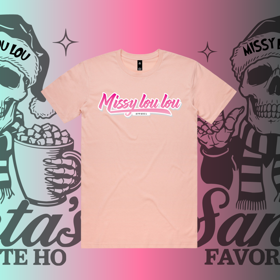 SANTAS FAVOURITE HO -  Unisex Tee, Pocket design
