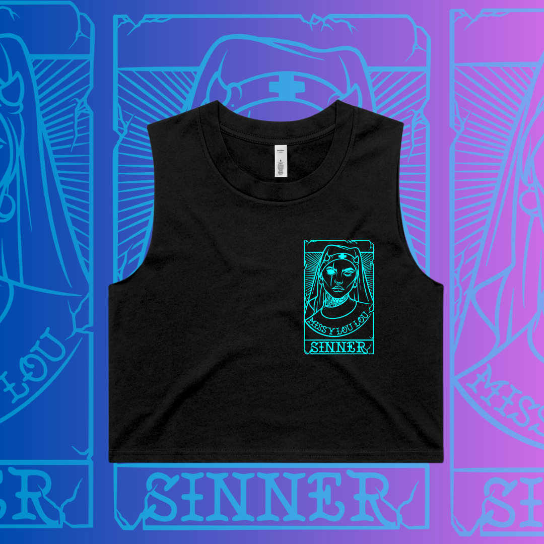 SINNER - Crop tank