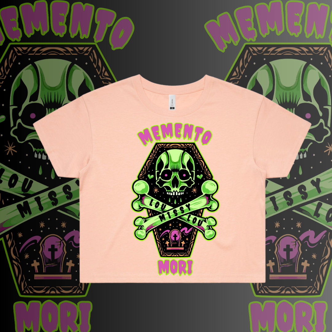 MEMENTO MORI -  Crop Tees