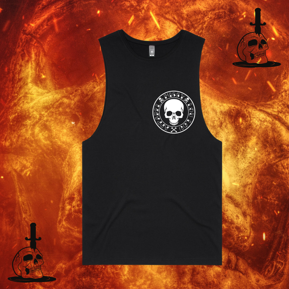 SKULL & BONES  - Unisex Surfer Tank