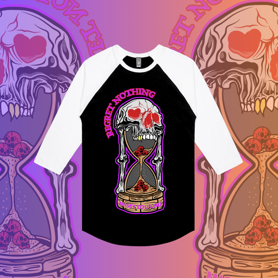 REGRET NOTHING  - Baseball tee