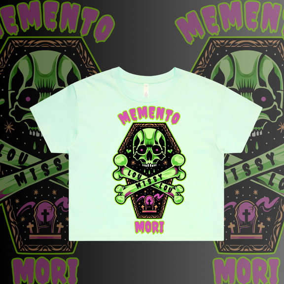 MEMENTO MORI -  Crop Tees