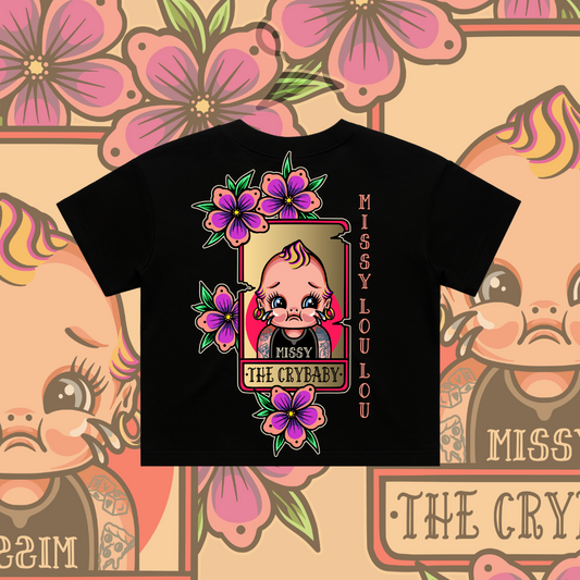 CRY BABY  - Crop Tees