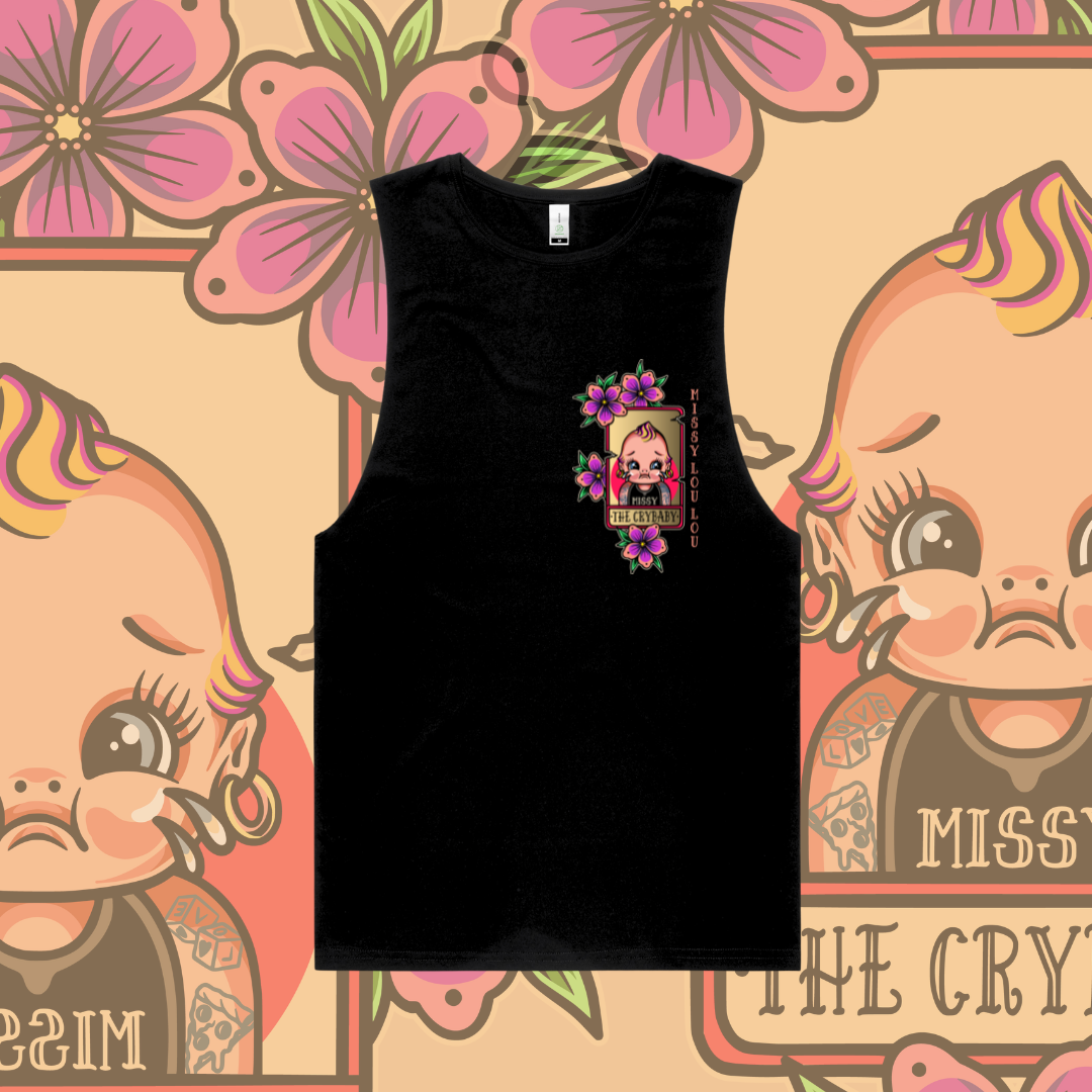 Cry Baby- Unisex Surfer Tank