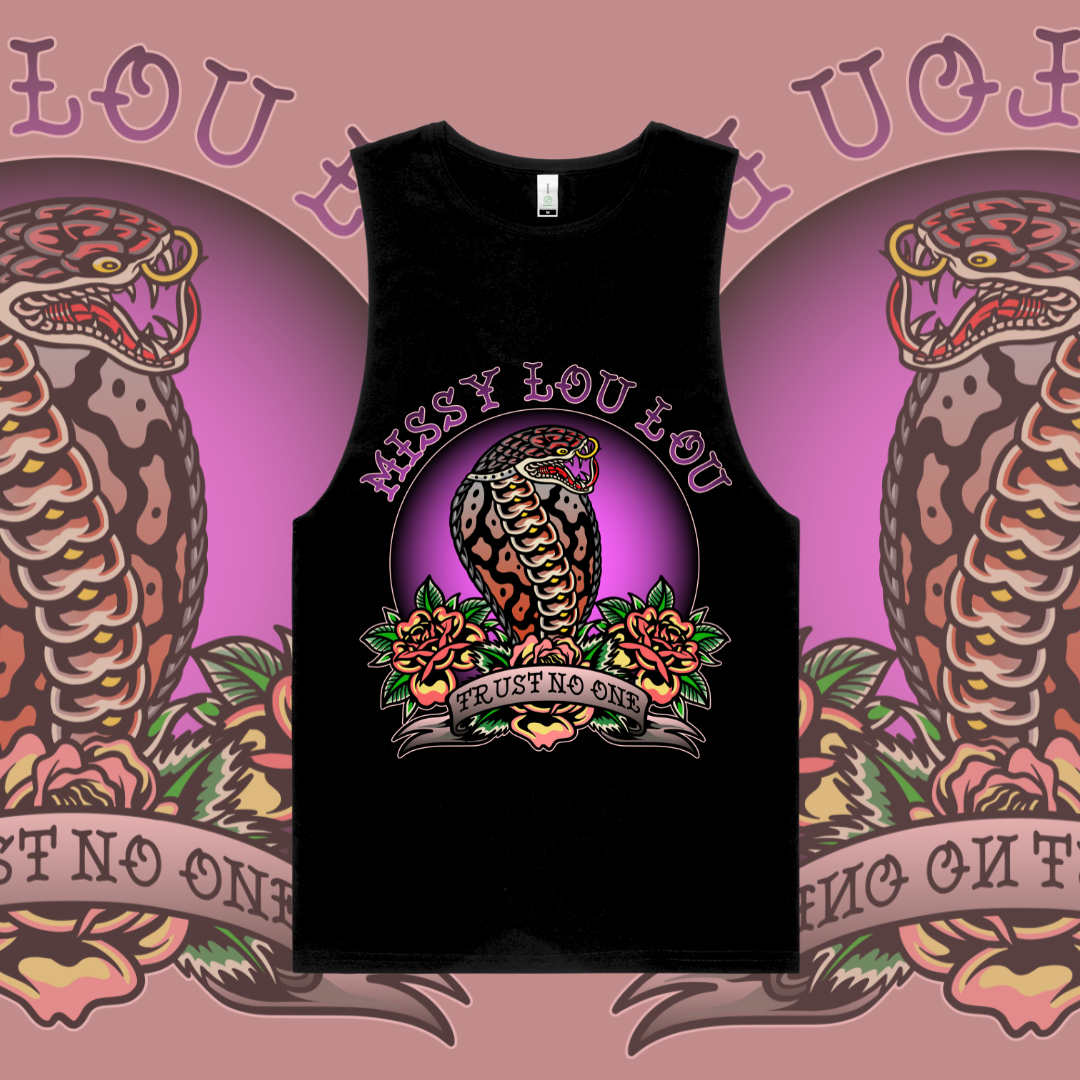 Trust No One - Unisex Surfer Tank