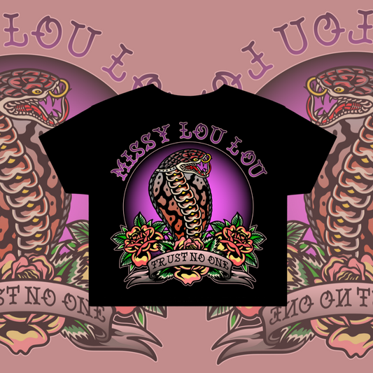 Trust No One - Crop Tees