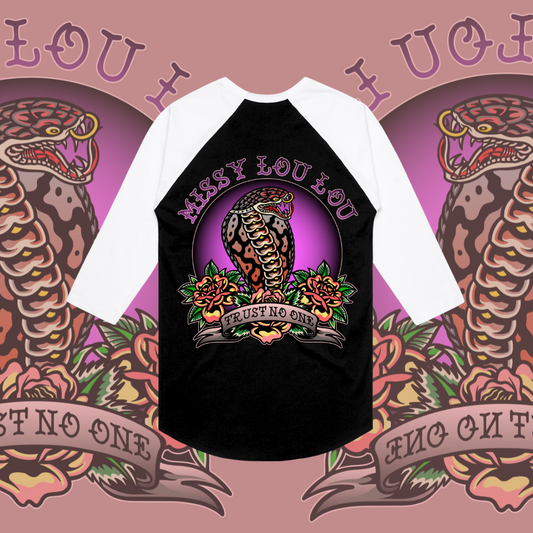 Trust No One - Baseball tee