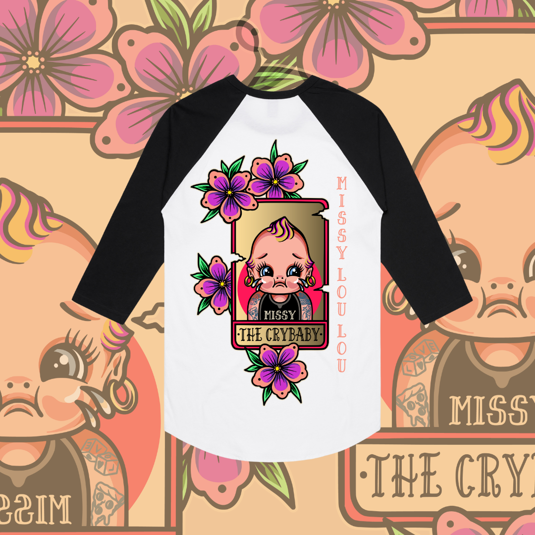 Cry Baby - Baseball tee