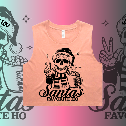 SANTAS FAVOURITE HO  - Crop tanks