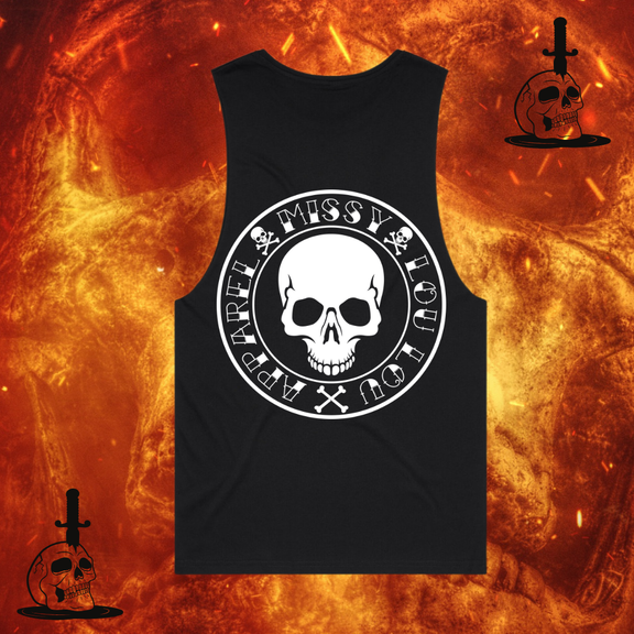 SKULL & BONES  - Unisex Surfer Tank