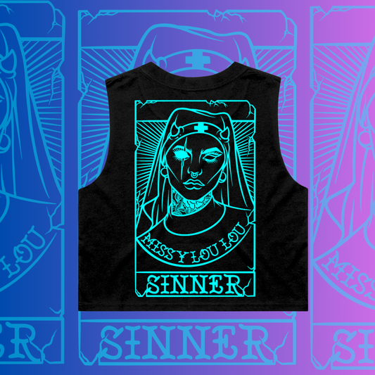 SINNER - Crop tank
