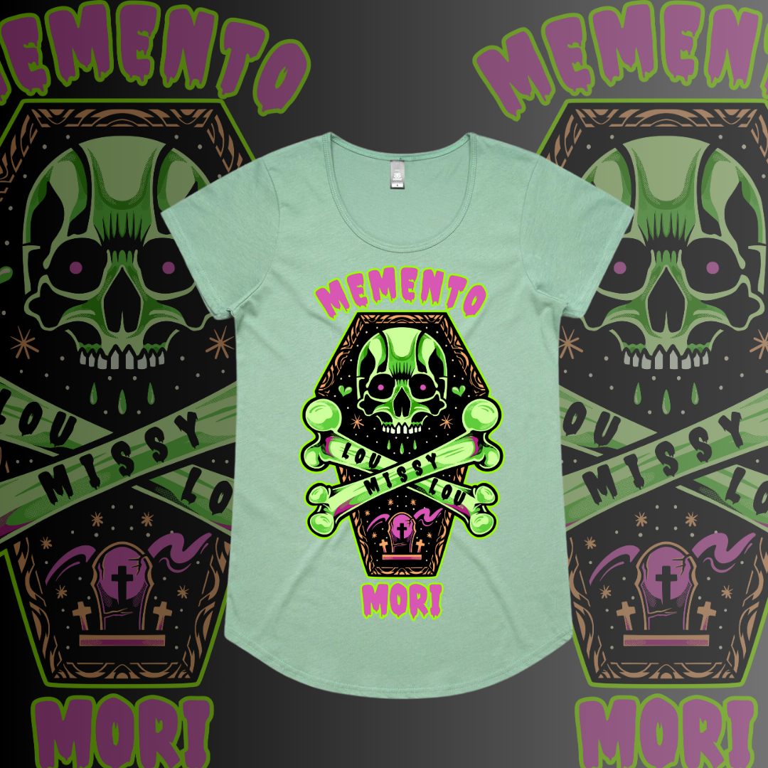 MEMENTO MORI - Drop neck tees
