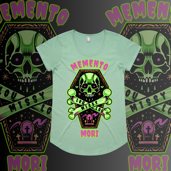 MEMENTO MORI - Drop neck tees