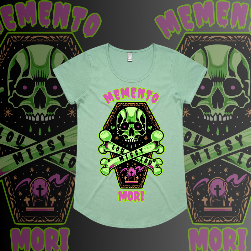 MEMENTO MORI - Drop neck tees